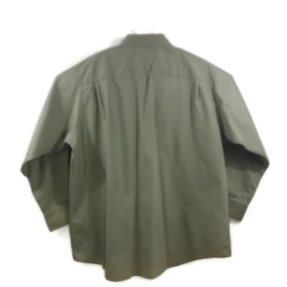 Joseph Abboud Mens Olive Green Button Front Shirt - Picture 7 of 8